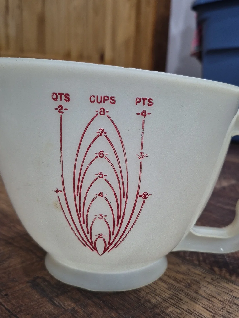 Vintage Tupperware Liquid Measurements Set Cottagecore Grandmacore